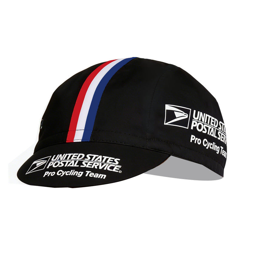 US Postal Service Black Cycling Cap