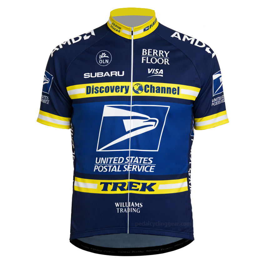 Men's US Postal Service Retro Cycling Jersey