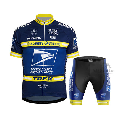 Men's US Postal Service Retro Jersey with Shorts