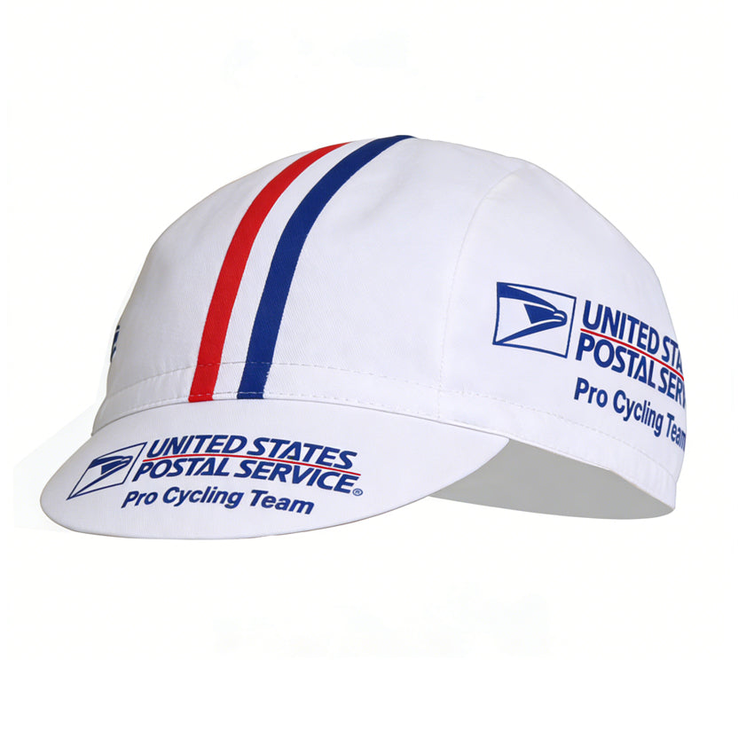 US Postal Service Team White Cycling Cap