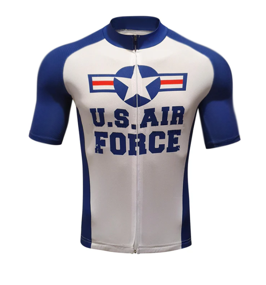 Men's U.S Air Force Short Sleeve Cycling Jerseys