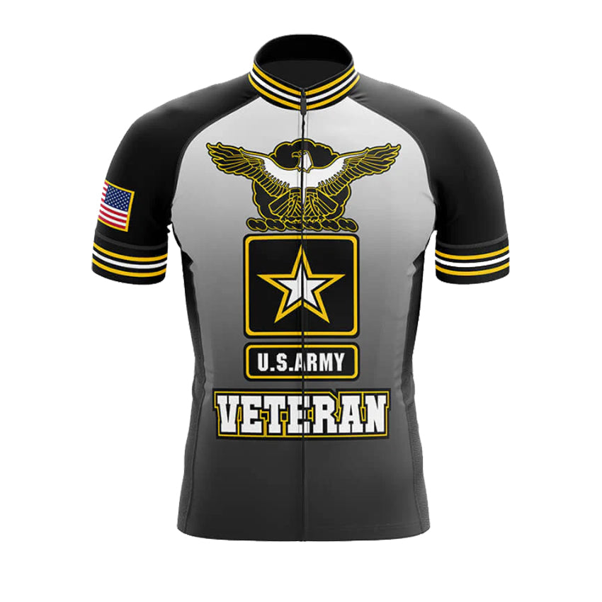 Men's US Army Veteran Short Sleeve Cycling Jersey