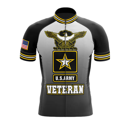 Men's US Army Veteran Short Sleeve Cycling Jersey