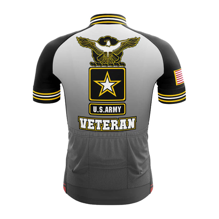 Men's US Army Veteran Short Sleeve Cycling Jersey