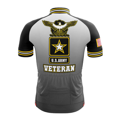 Men's US Army Veteran Short Sleeve Cycling Jersey