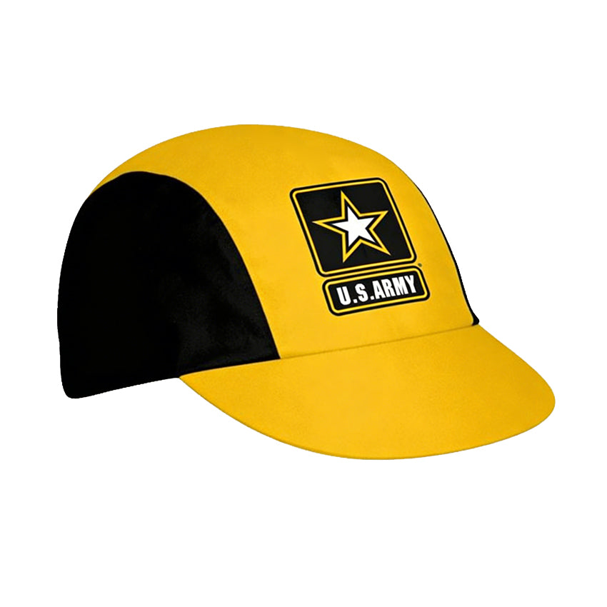 us army yellow cycling cap