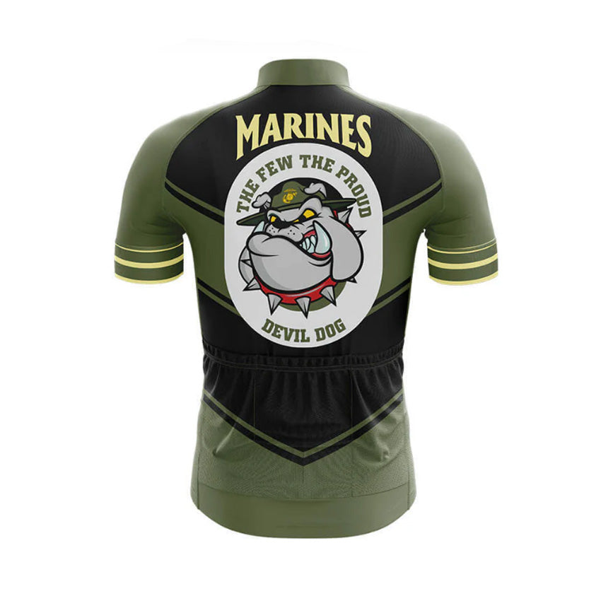 US Marine Corps Veteran Devil Dog Cycling Jersey