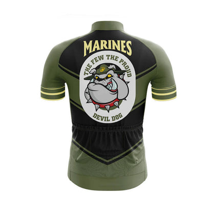 US Marine Corps Veteran Devil Dog Cycling Jersey