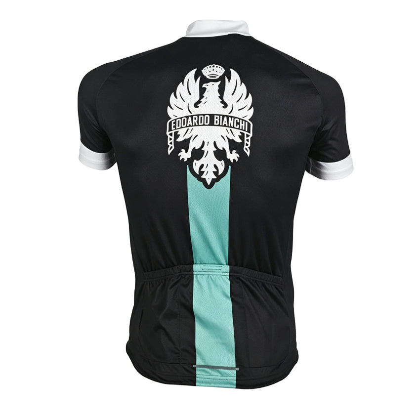 Bianchi Classic Retro Short Sleeve Jersey Black