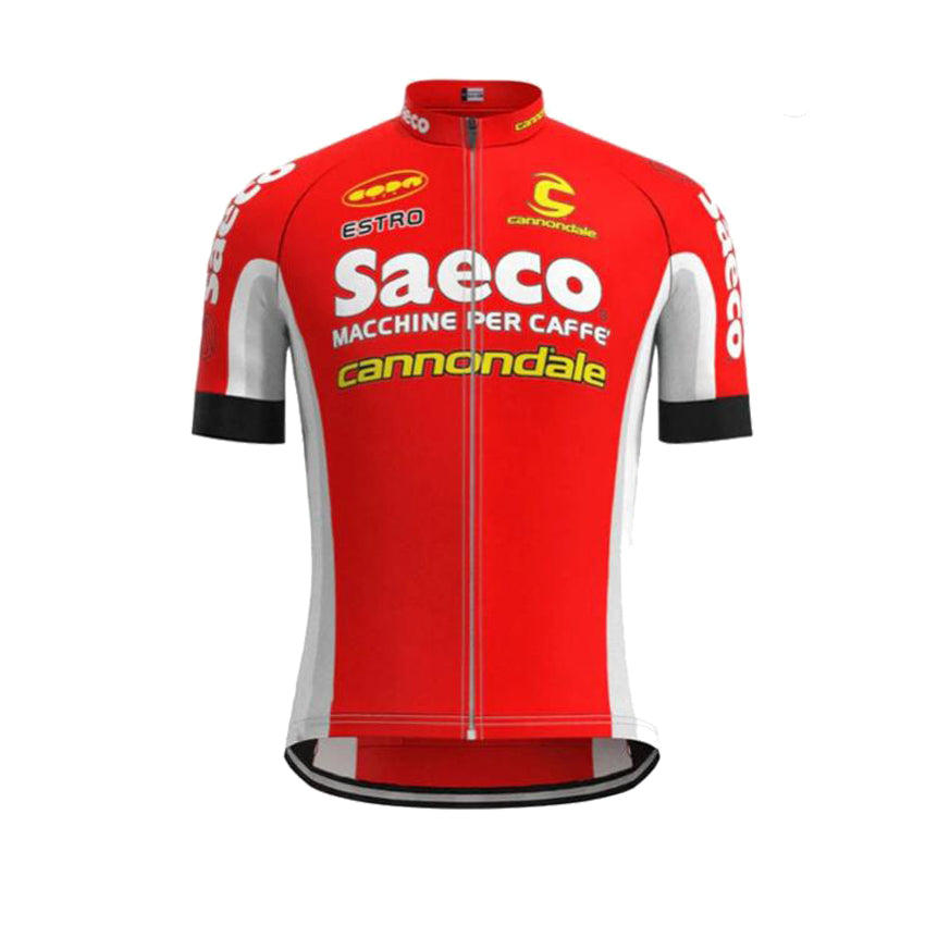 Vintage Saeco Red Cyclng Jersey