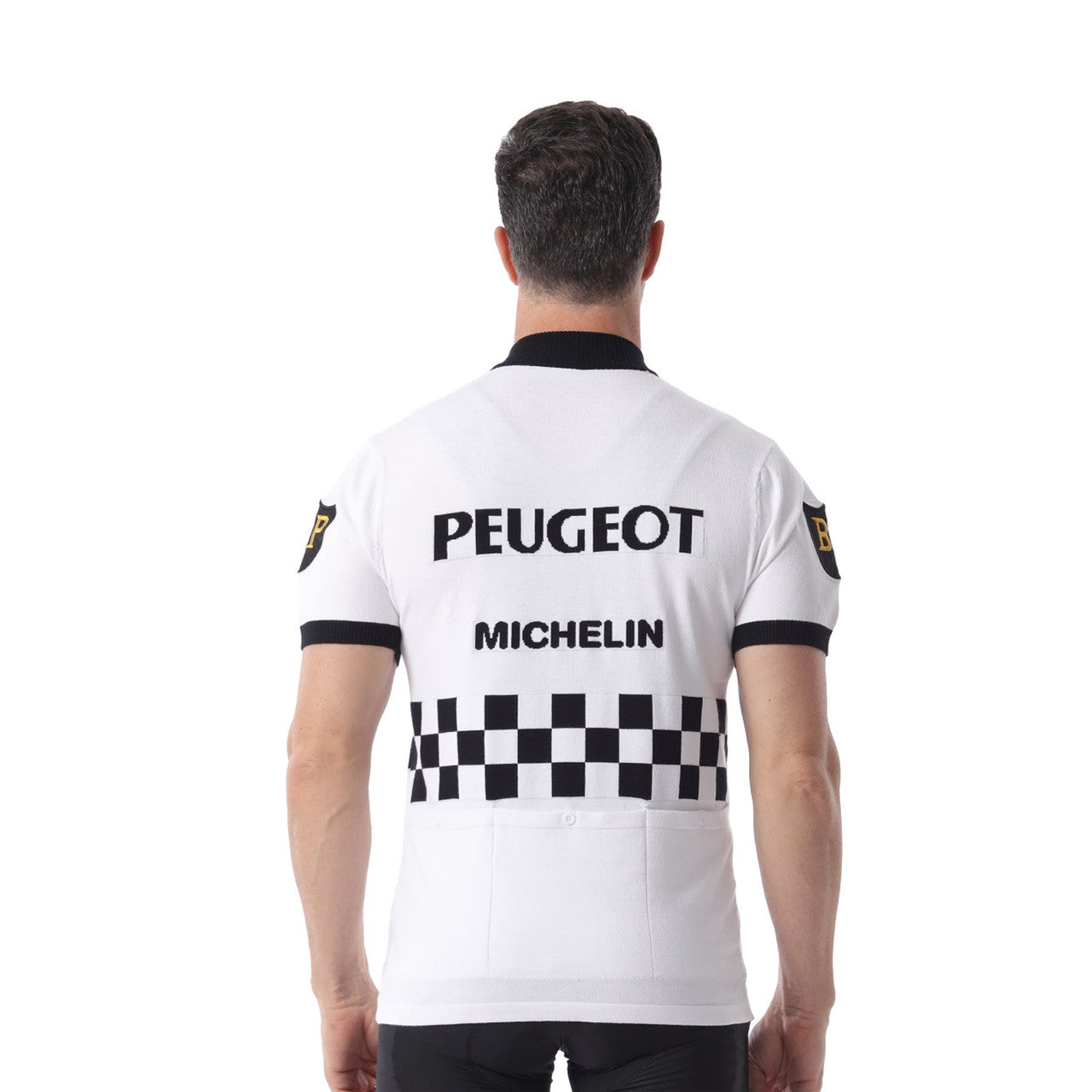 Vintage Wool Peugeot Cycling Jersey