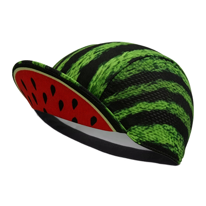 Watermelon Cycling Cap – Fun Fruit Print Bike Hat