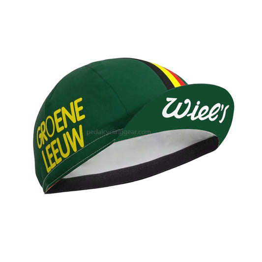 wiel's groene leeuw cycling cap