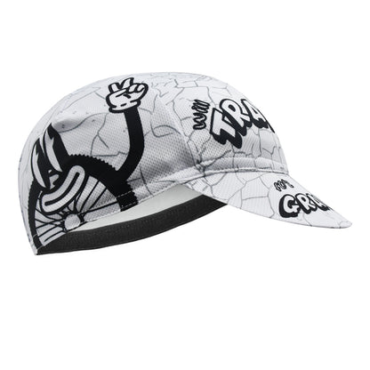 Gravel Cartoon Doodle Bike Cap