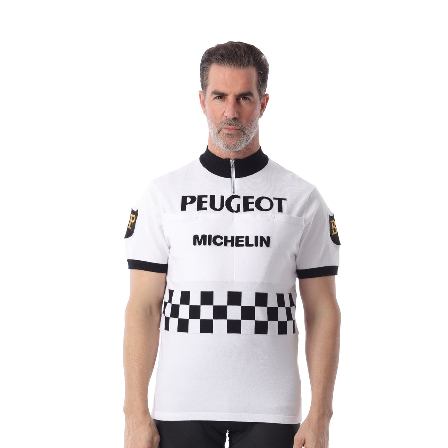 Vintage Wool Peugeot Cycling Jersey