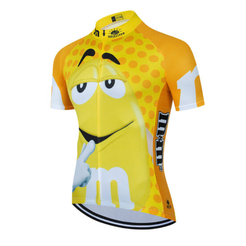 Yellow M&M Cycling Jersey