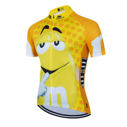 Yellow M&M Cycling Jersey