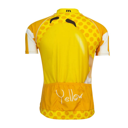 M&M Funny Yellow Cycling Jersey