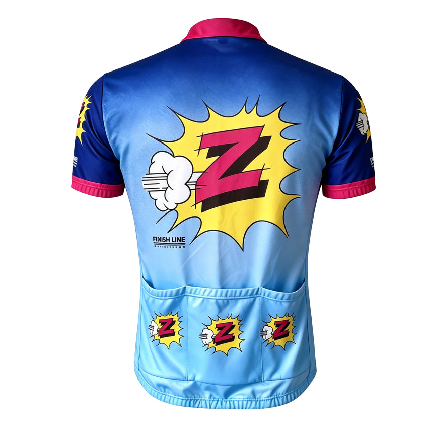 Z Team Retro Cycling Jersey — Vintage Road Bike Jersey – Pedal