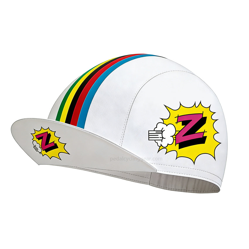 z team white cycling cap